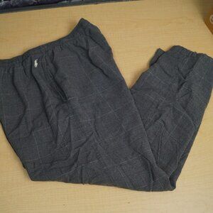 Polo Ralph Lauren Pajama Pants Gray Plaid Lounge Sleep Pockets Mens Large L